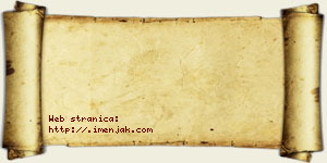 Anica Sudimac vizit kartica